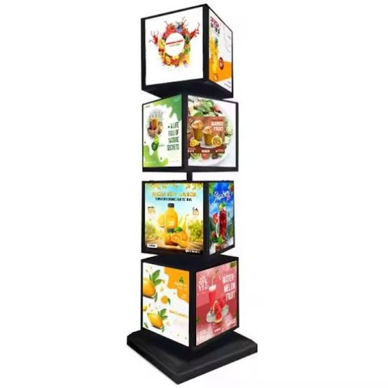 REVOLVING LIGHT BOX ( INCLUDED PLASTIC LAMP )